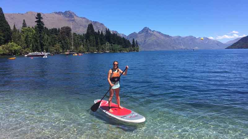 Get fit, explore, chill out and have fun with a 2 hour SUP hire on Queenstown's stunning Lake Wakatipu!